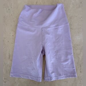 Lavender bike shorts XS